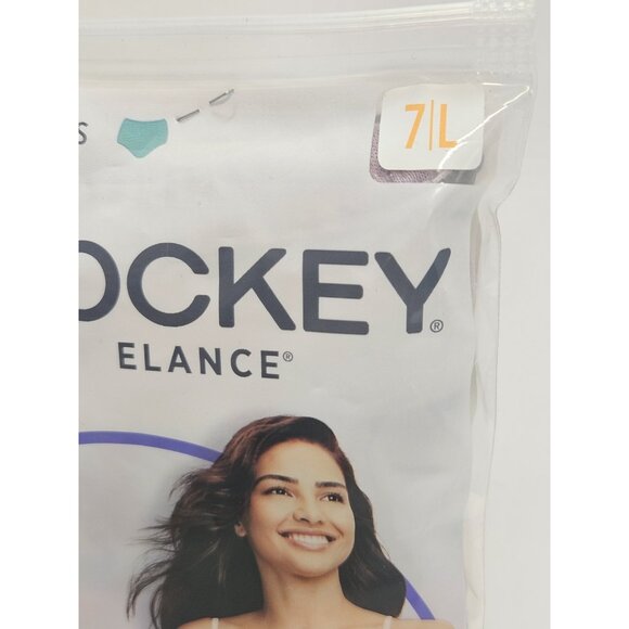 JOCKEY  Women's Underwear Elance Size 7/L Bikini Style 1484 Pink, Blue, Lavander - Picture 2 of 7